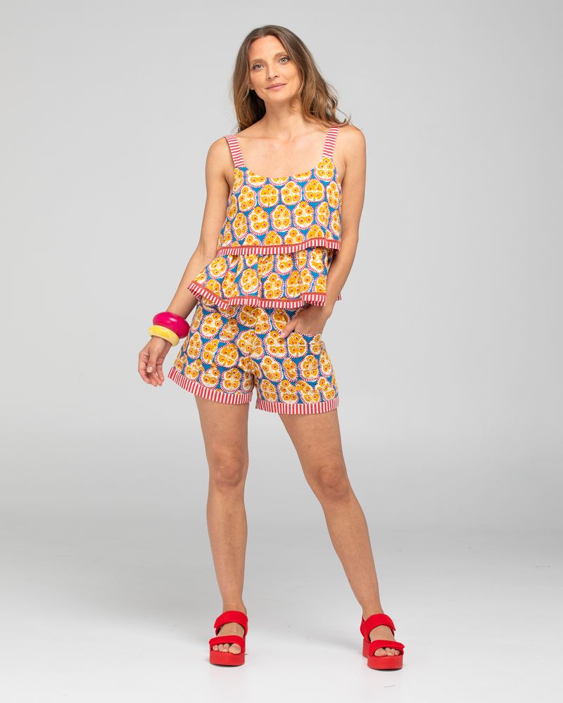 Splice Patch Short (Emilia Blue)