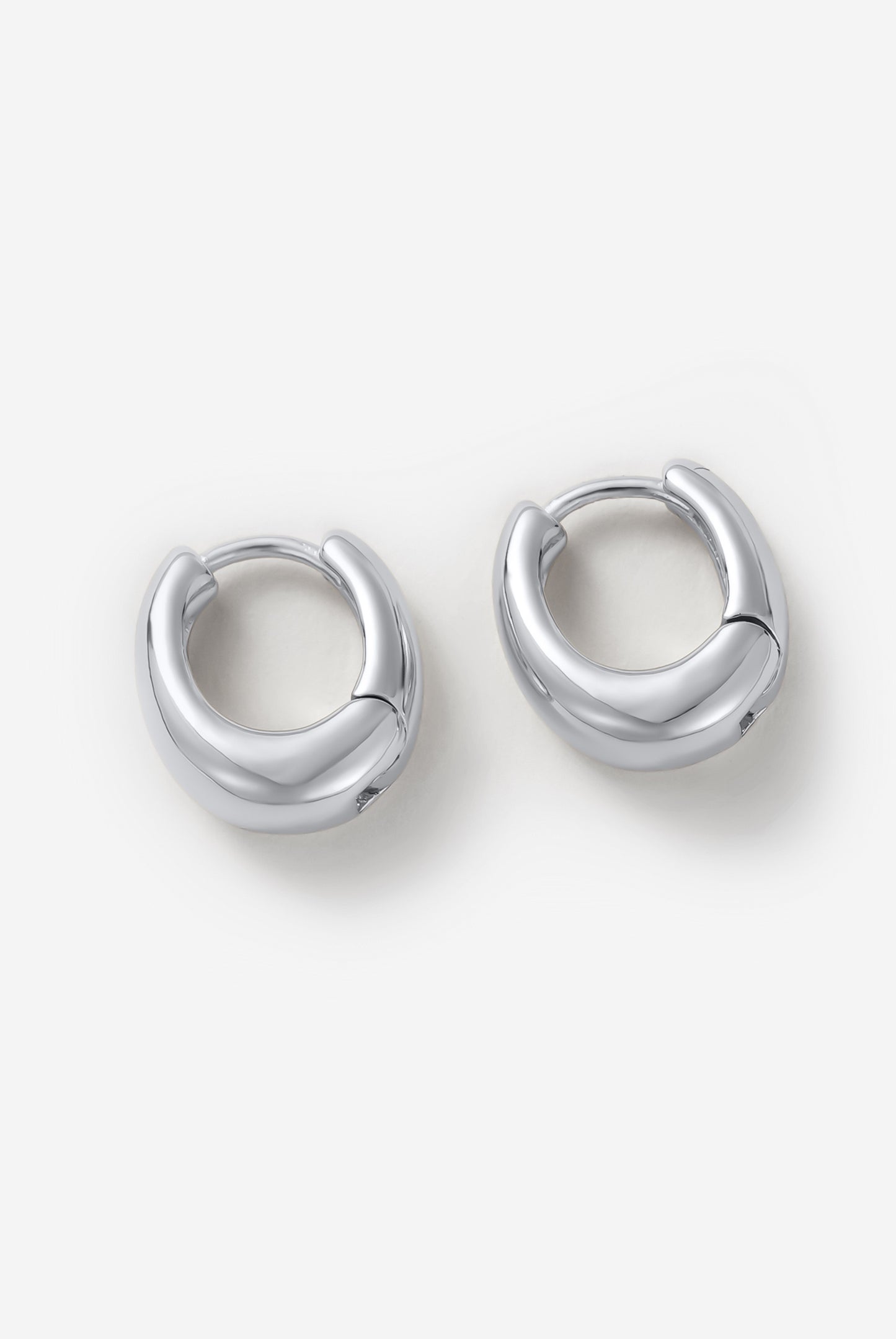 Zafino Steph Silver Hoop Earrings - Medium | Women's Jewellery | Gretel Lane
