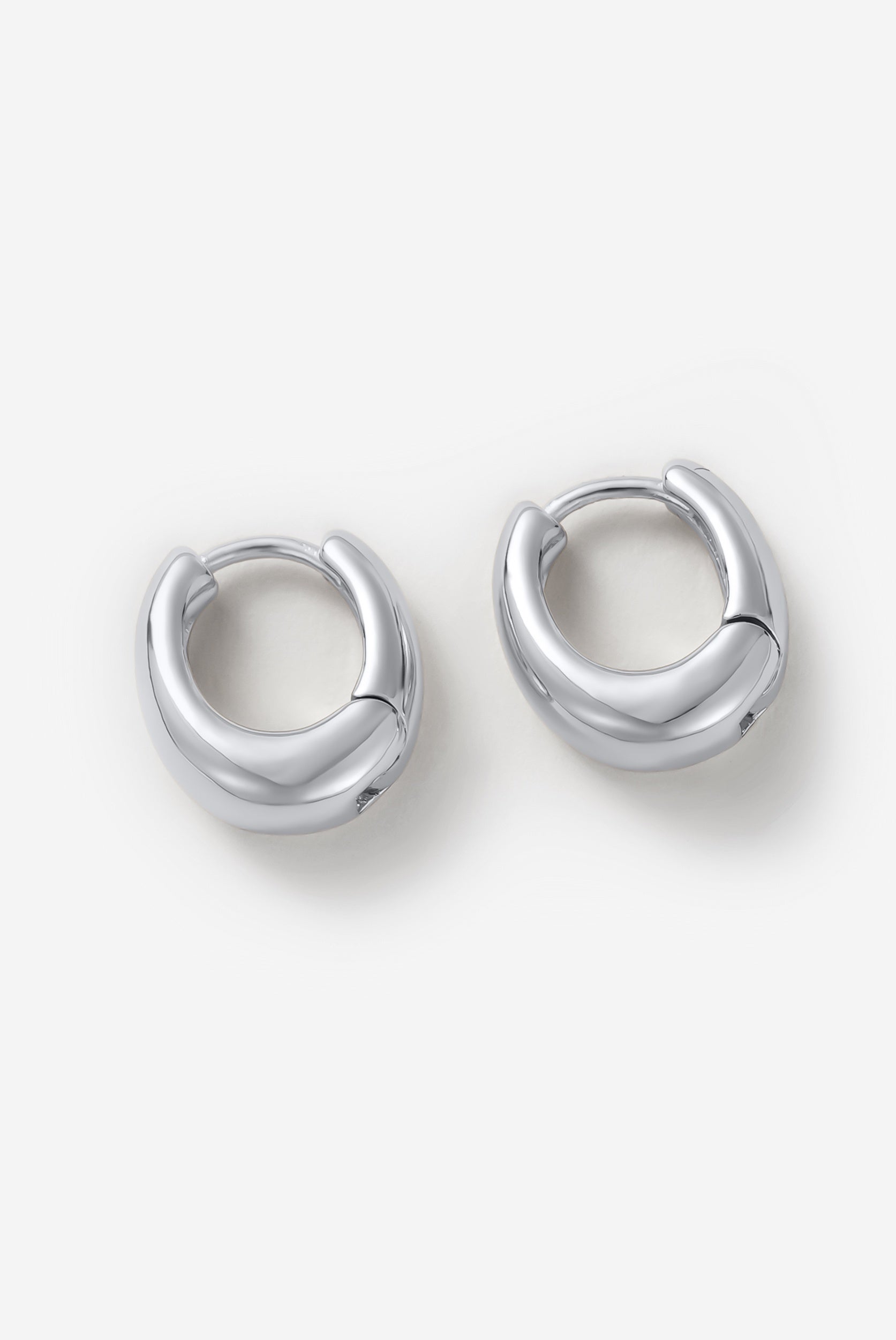 Zafino Steph Silver Hoop Earrings - Medium | Women's Jewellery | Gretel Lane
