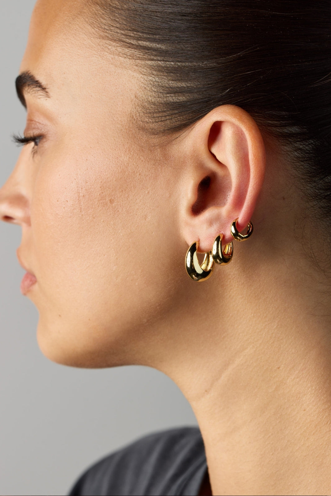 Zafino Steph Gold Hoop Earrings - Medium | Women's Jewellery | Gretel Lane