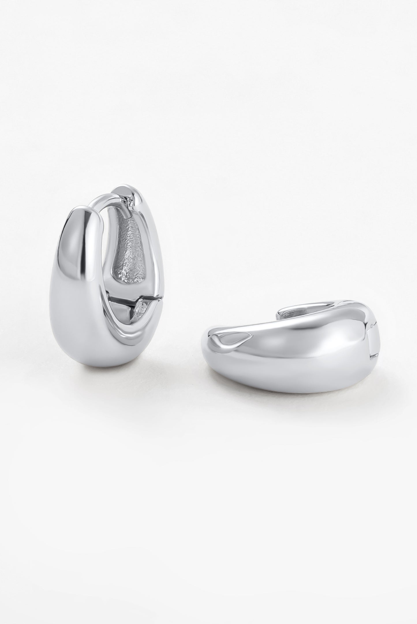 Zafino Steph Silver Hoop Earrings - Medium | Women's Jewellery | Gretel Lane