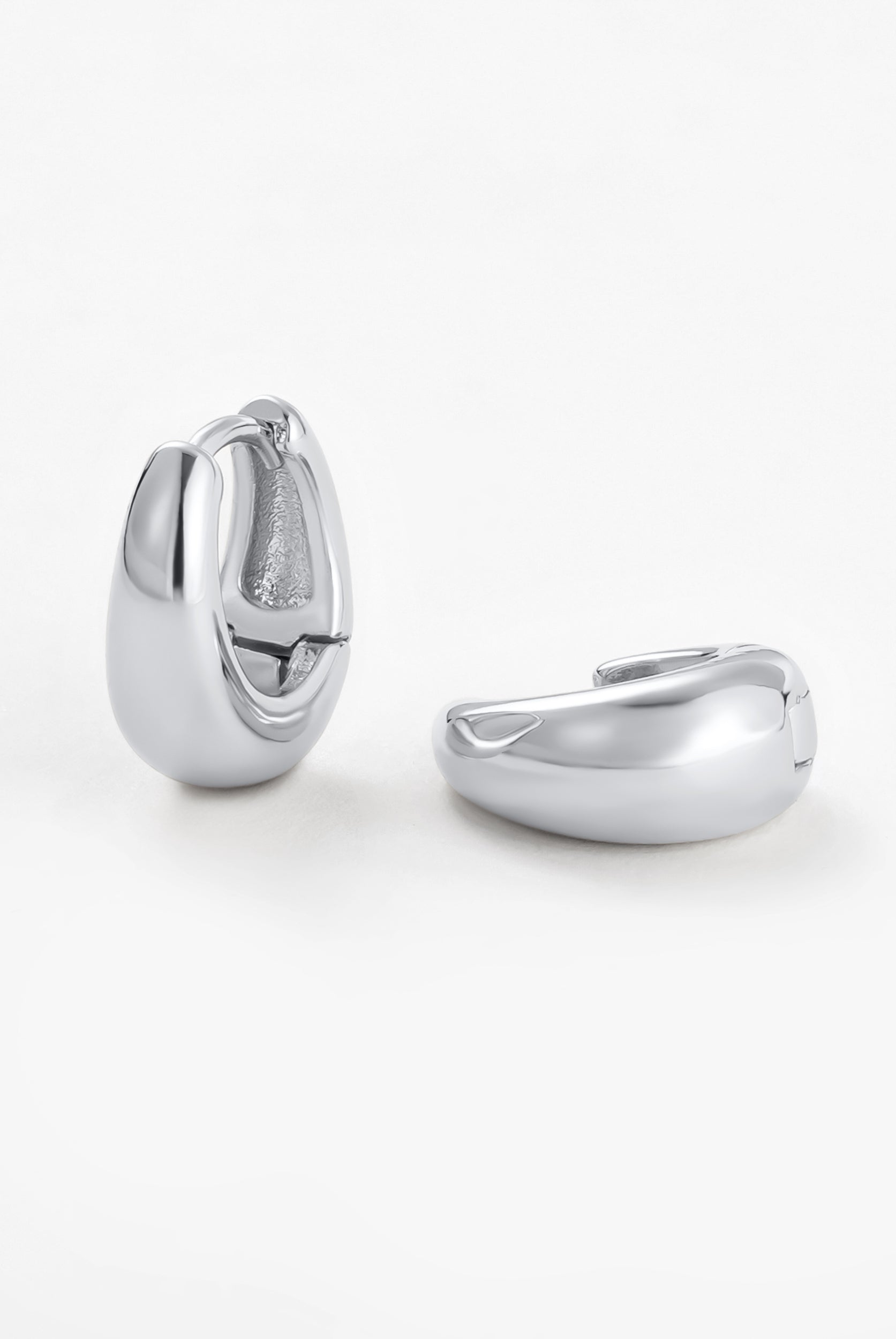 Zafino Steph Silver Hoop Earrings - Medium | Women's Jewellery | Gretel Lane