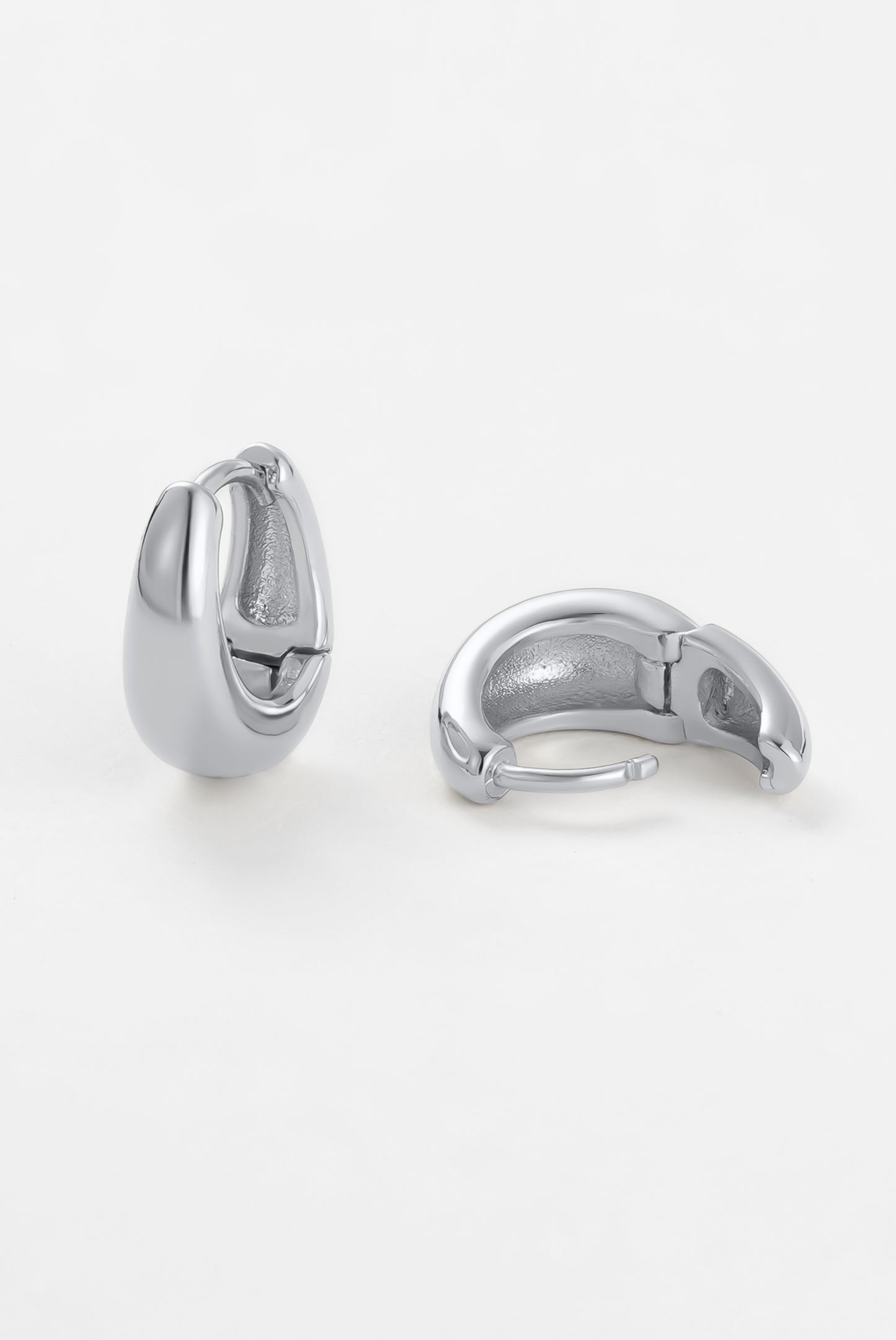 Zafino Steph Silver Hoop Earrings - Medium | Women's Jewellery | Gretel Lane