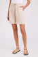 Eb & Ive Studio Bermuda Linen Short Tusk | Women's Clothing | Gretel Lane