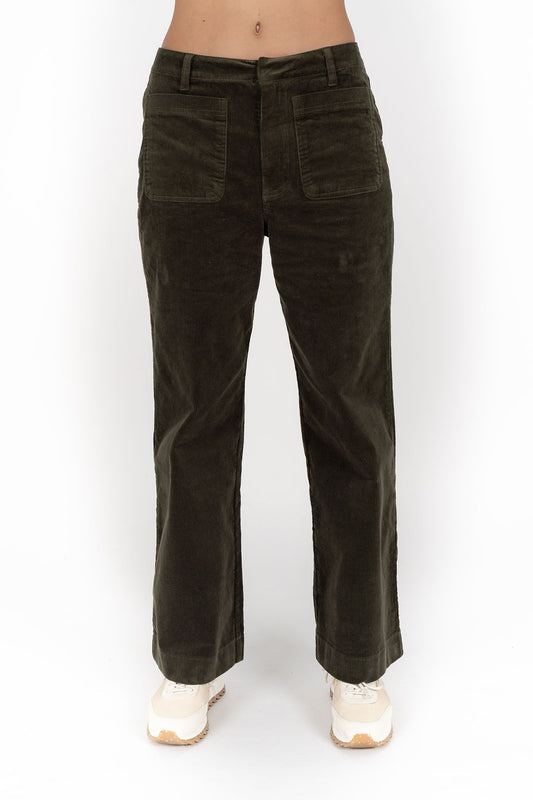 Suki Cord Pant (Moss)