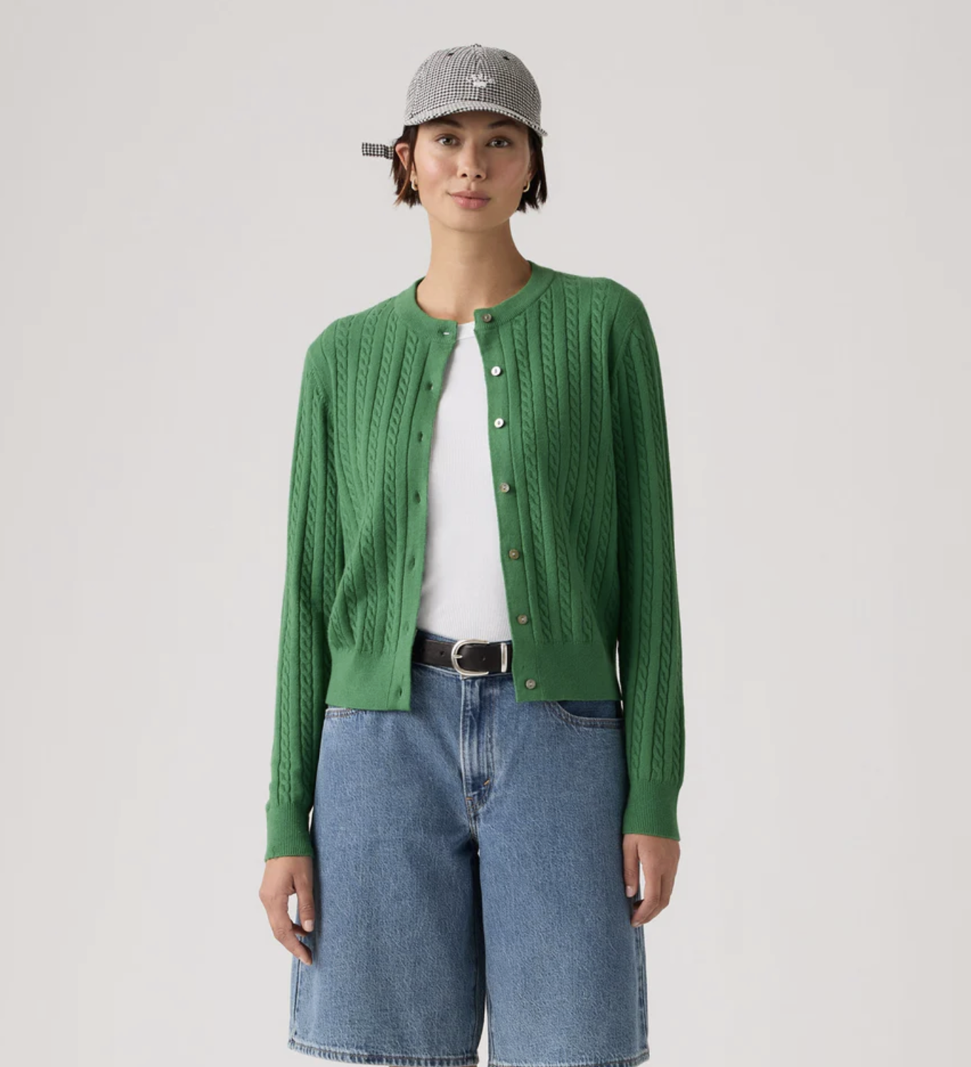 Levi Women's Green Knit Cardigan | Gretel Lane