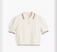 Levi Super Soft Summer Short Sleeve Polo Egret/Cabernet | Women's Clothing | Gretel Lane
