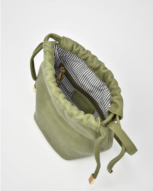 Susie Drawstring Crossbody Bag (Pear)