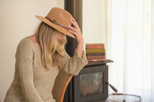 Sutton Panama Caramel w Brown Belt