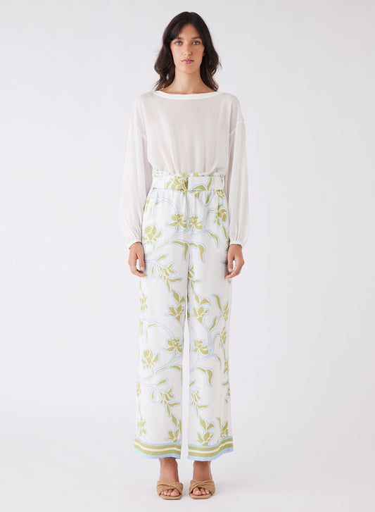 Tranquility Pant (Olive Floral)