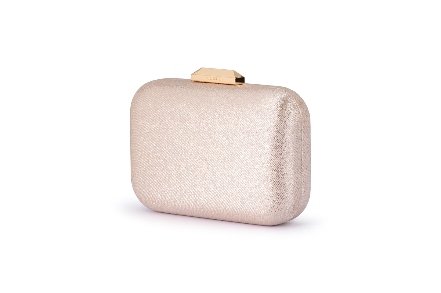 Tamar Metallic Clutch (Champagne)