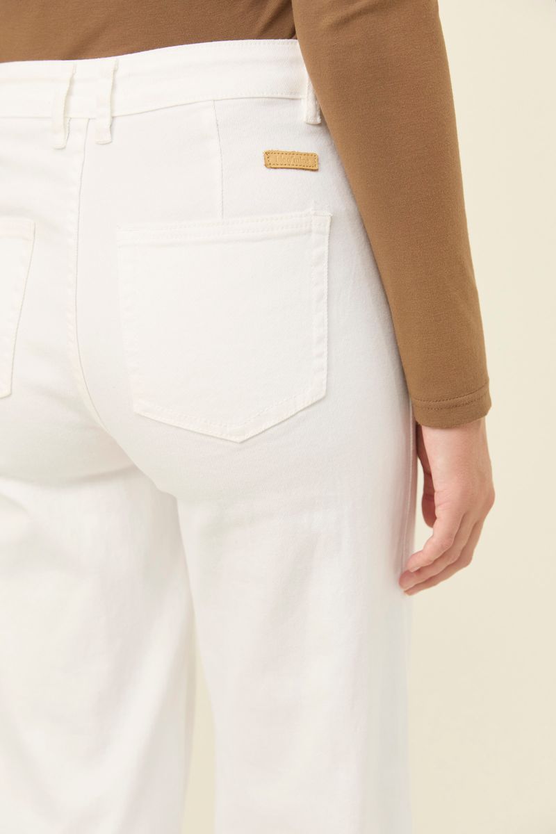 Isle of Mine Women's White Raw Edge Tate Denim Jeans | Gretel Lane