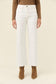Isle of Mine Women's White Raw Edge Tate Denim Jeans | Gretel Lane