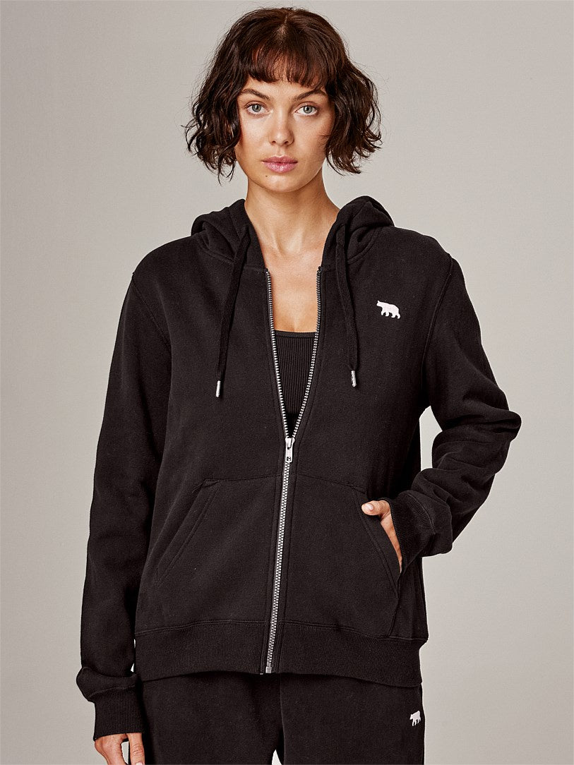 Team Zip Hoodie (Black)