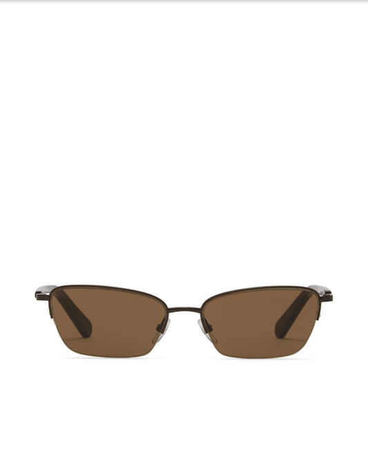 Banbé Eyewear Women's Lydia Sunglasses in Dark Chocolate | Gretel Lane