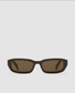 Banbé Eyewear Women's The Sophia Sunglasses in Dark Chocolate-Dark Chocolate | Gretel Lane