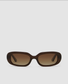 Banbé Eyewear Women's Willow Sunglasses in Dark Mocha-Dark Mocha