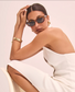 Banbé Eyewear Women's Estella Cat eye Sunglasses in Hazel Tortoiseshell | Gretel Lane