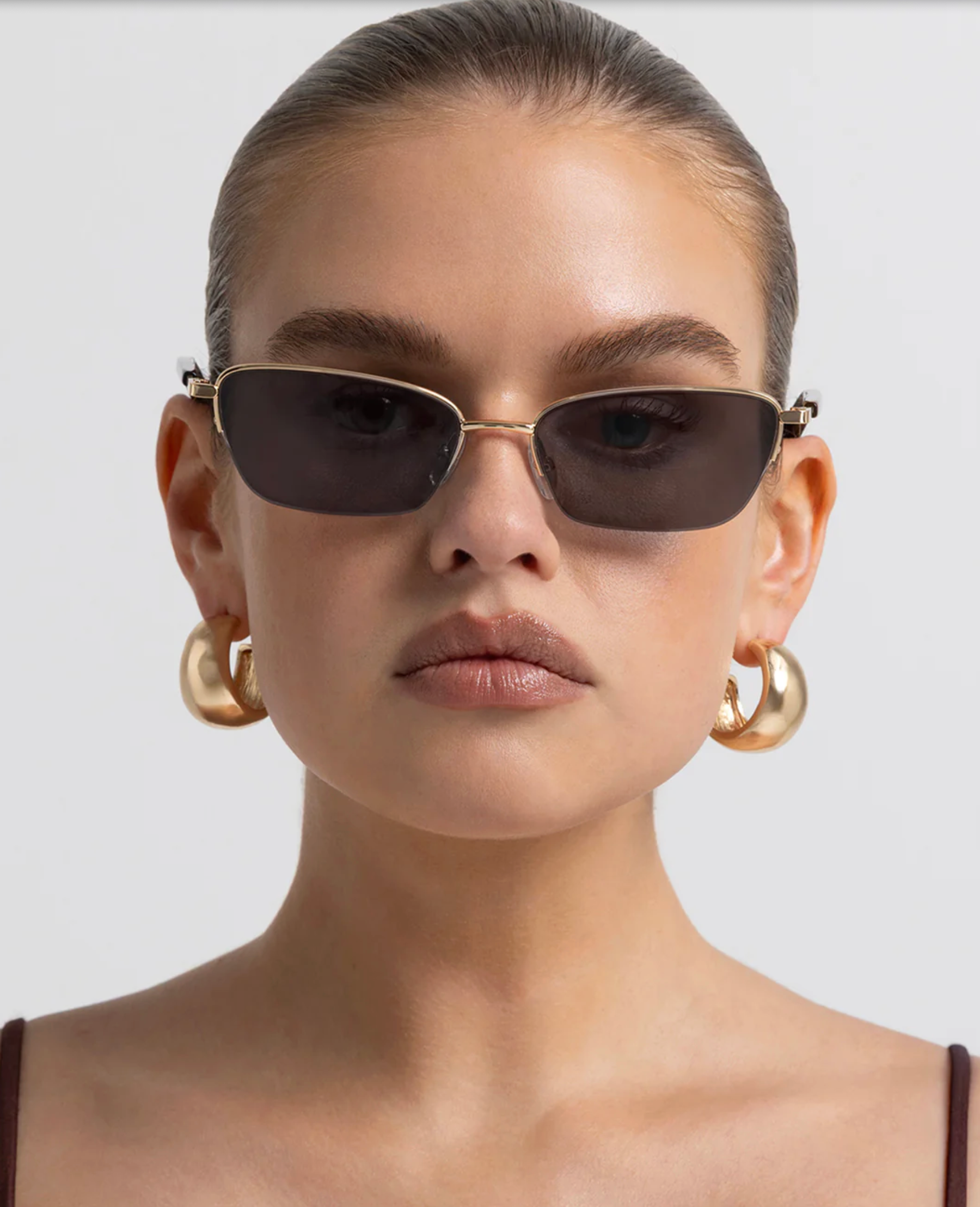 Banbé Eyewear Women's Lydia Sunglasses in Havana Tortoiseshell/Gold | Gretel Lane