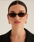 Banbé Eyewear Women's Rodrigo Sunglasses in Coffee | Gretel Lane