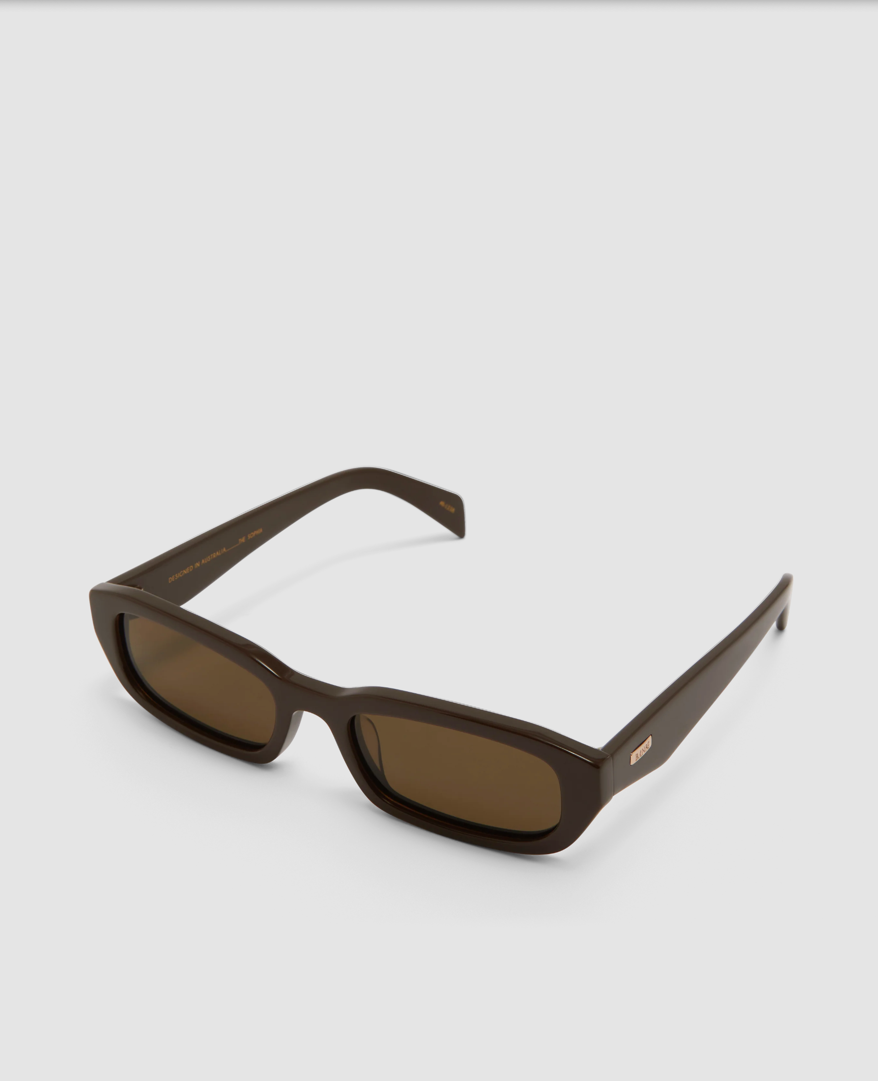 Banbé Eyewear Women's The Sophia Sunglasses in Dark Chocolate-Dark Chocolate | Gretel Lane