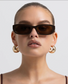 Banbé Eyewear Women's The Sophia Sunglasses in Dark Chocolate-Dark Chocolate | Gretel Lane