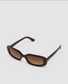 Banbé Eyewear Women's Willow Sunglasses in Dark Mocha-Dark Mocha