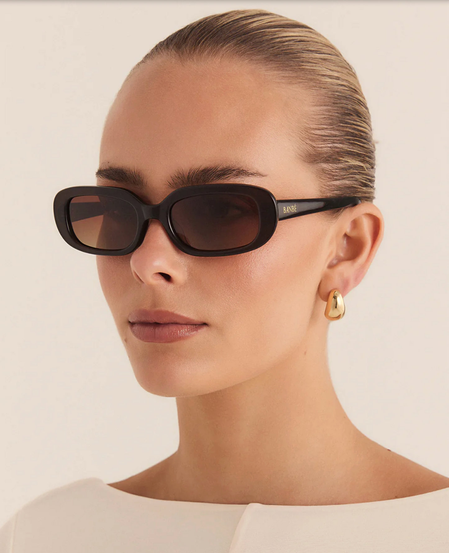 Banbé Eyewear Women's Willow Sunglasses in Dark Mocha-Dark Mocha