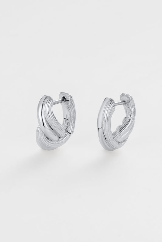 Zafino Tia Layered Huggie Earring Silver | Women's Jewellery | Gretel Lane
