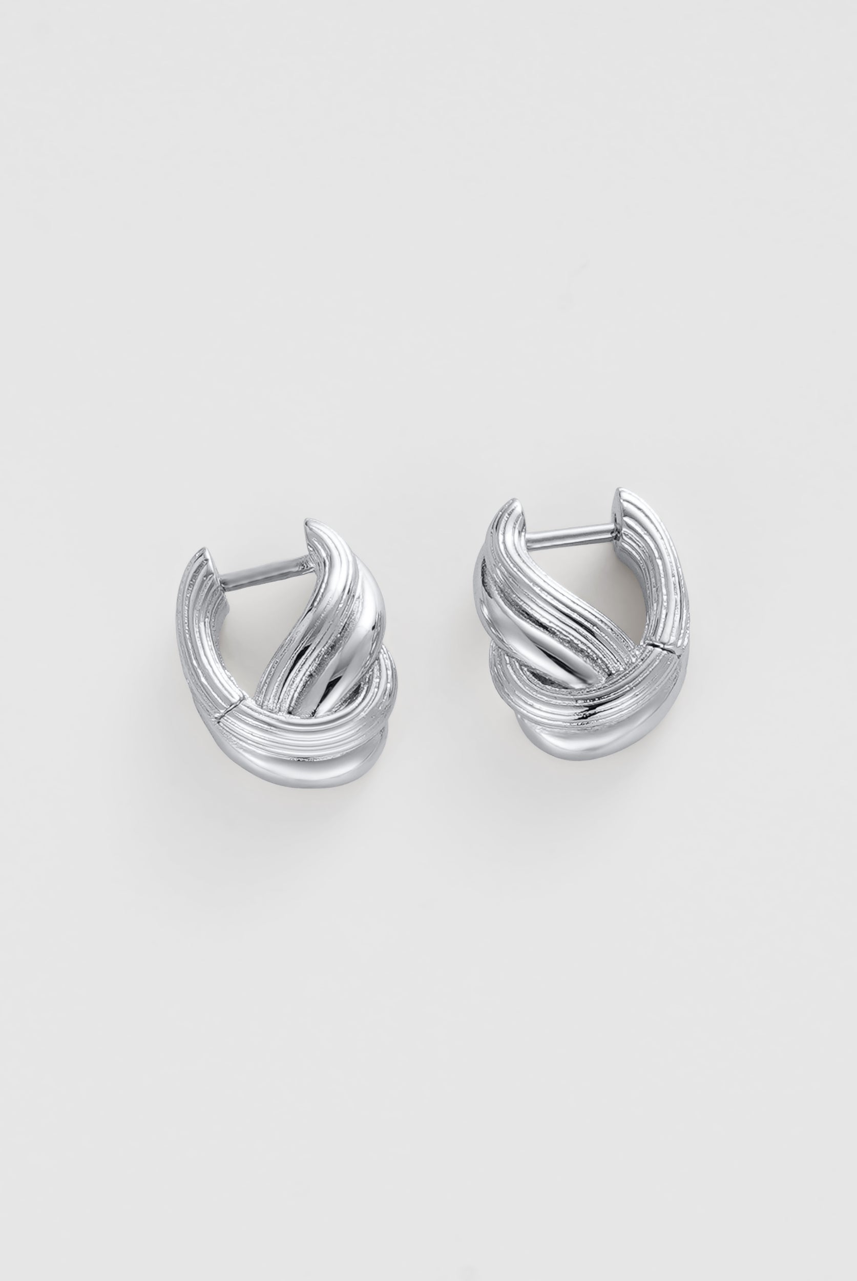 Zafino Tia Layered Huggie Earring Silver | Women's Jewellery | Gretel Lane
