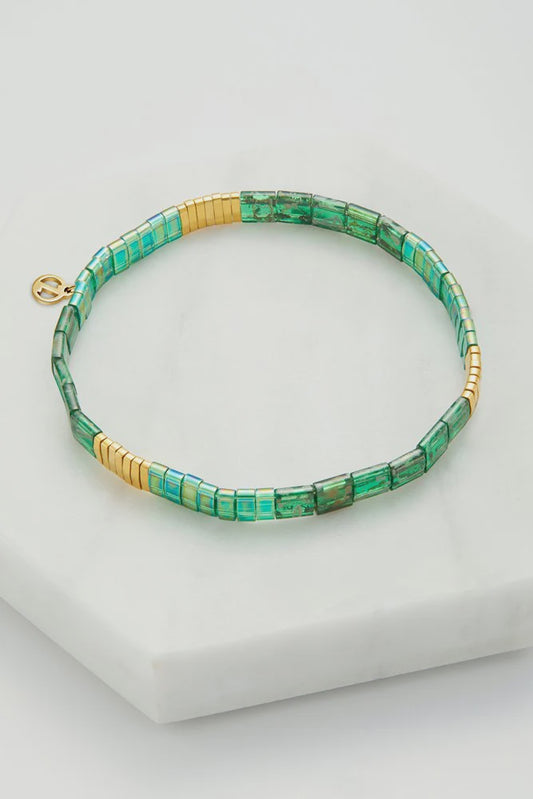 Tile Bracelet (Emerald)