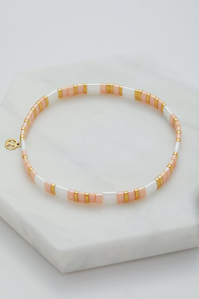 Tile Bracelet (Pink)