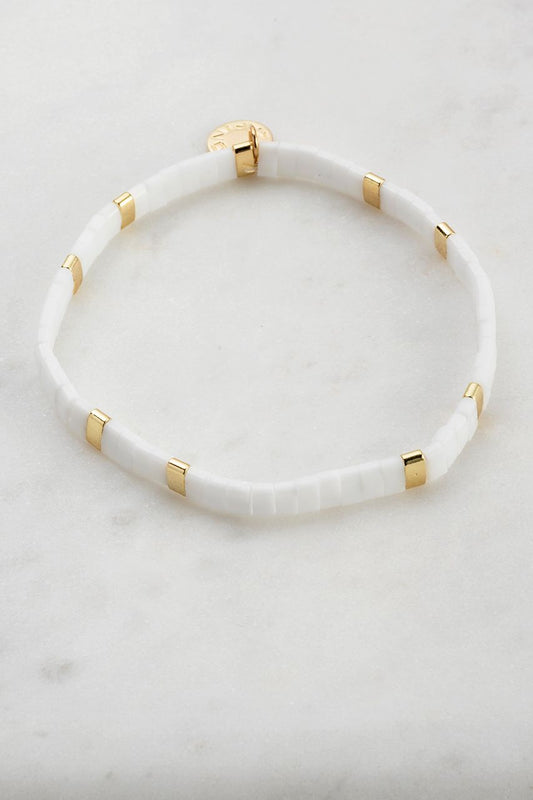 Tile Bracelet (White)