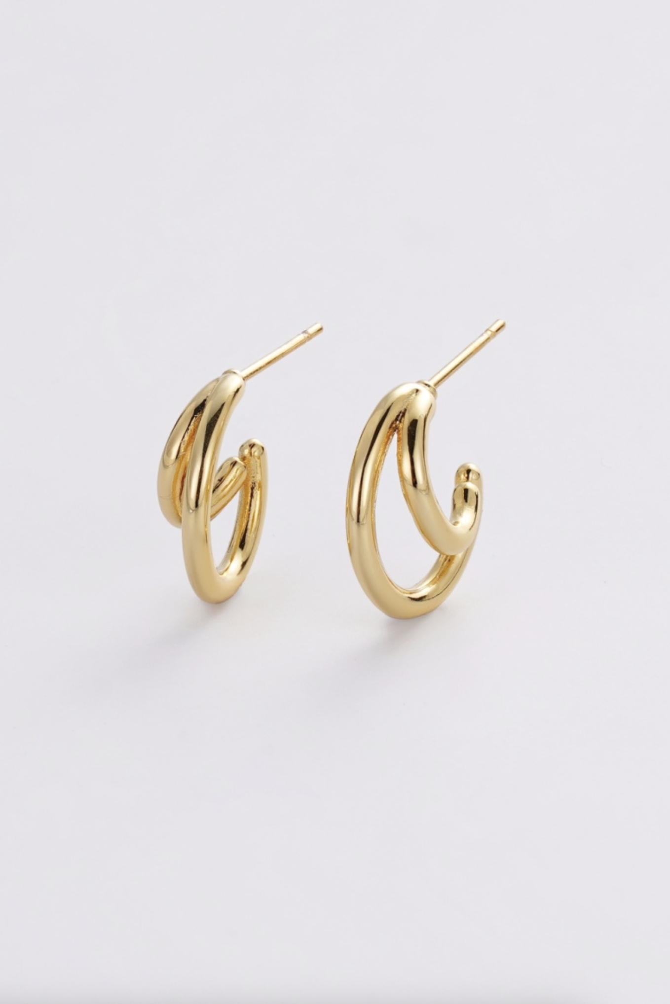 Zafino Tilly Double Hoop Earrings Gold | Women's Jewellery | Gretel Lane