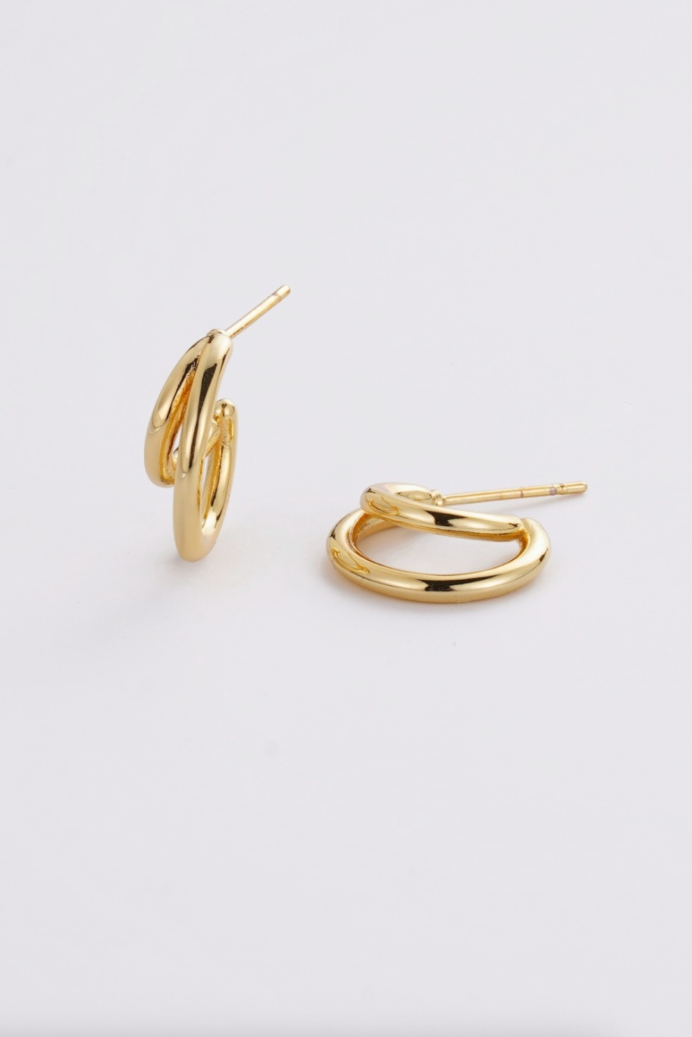 Zafino Tilly Double Hoop Earrings Gold | Women's Jewellery | Gretel Lane