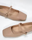 Mollini Nude Leather Mary-Jane | Gretel Lane