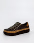 Chocolate Zip Women's Leather Sneaker | Gretel Lane