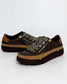 Chocolate Zip Women's Leather Sneaker | Gretel Lane