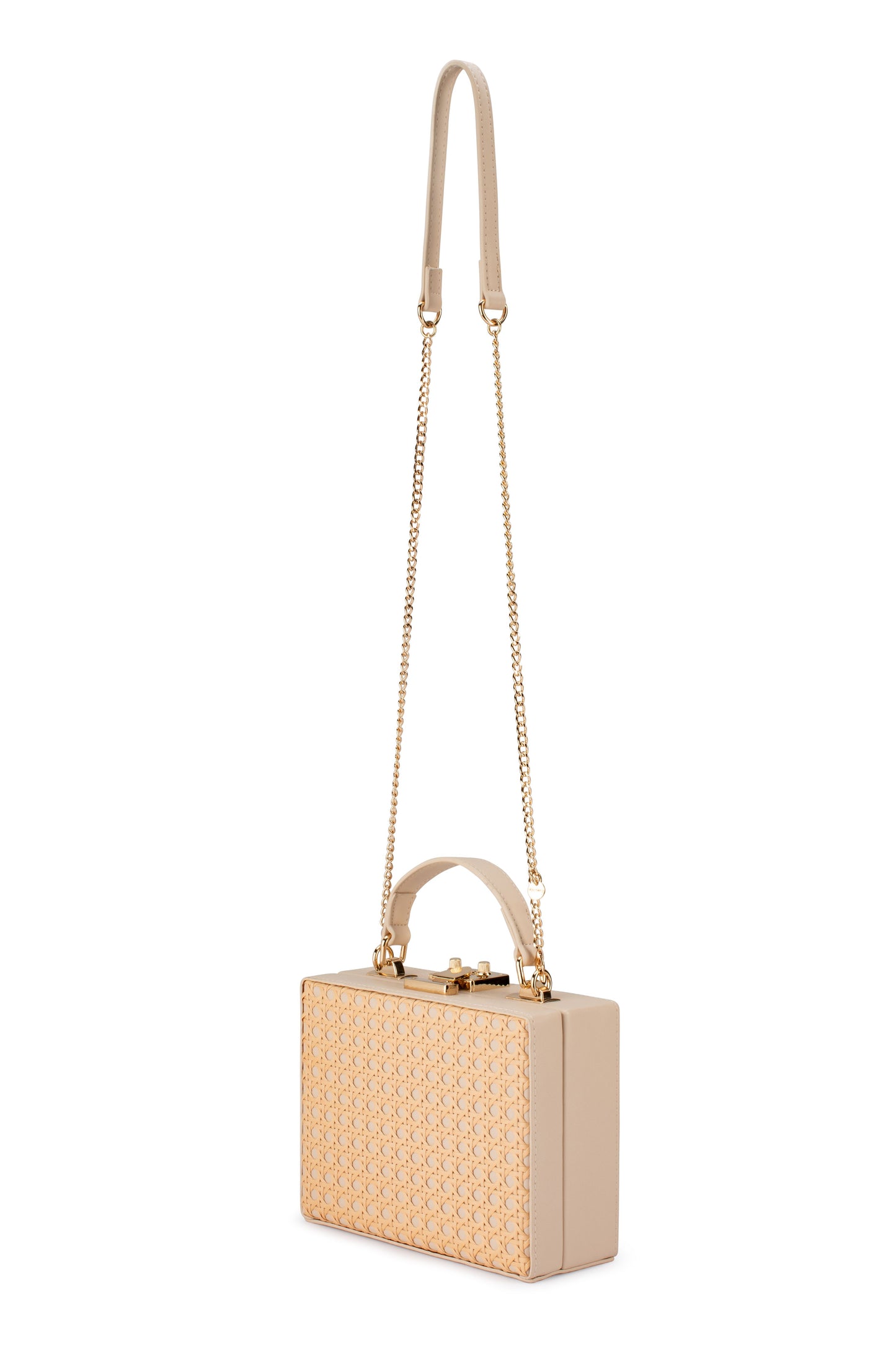 Tori Wicker Box Bag (Natural)