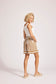 Treville Stripe Short (Caramel)