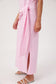 HAVEN Tropea Stripe Tie Cotton Maxi Dress Pink | Women's Clothing | Gretel Lane