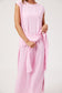 HAVEN Tropea Stripe Tie Cotton Maxi Dress Pink | Women's Clothing | Gretel Lane