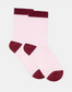 Ambra Two Tone Rib Crew Sock in Dhalia Pink | Women's Socks | Gretel Lane
