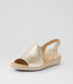 Ziera Udhays Women's Slip on Sandal Pale Gold Leather | Gretel Lane | Women's Slip on sandal