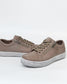 Cabello Unity Leather Zip Sneaker Dark Stone | Women's Sneakers | Gretel Lane