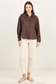 RE:UNION Uplifted Linen Oversized Button Through Shirt Dark Chocolate | Women's Clothing | Gretel Lane