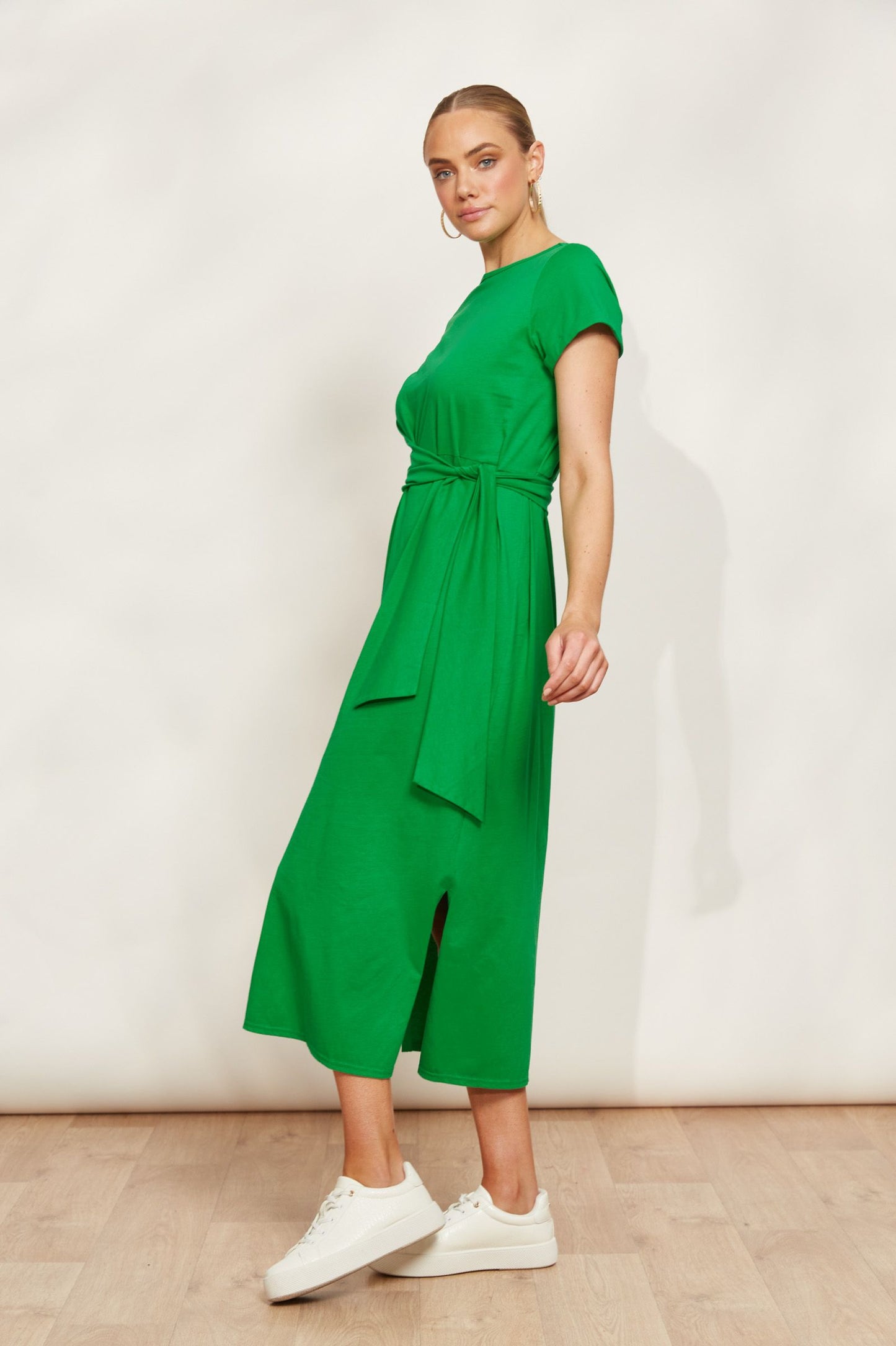 Verano Tie Dress (Emerald)