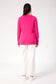 Haven Women's Hot Pink Star Knit Vermont Crew Jumper | Gretel Lane