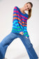 Haven Women's Cobalt Stripe Vermont Knit Jumper | Gretel Lane