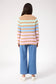 Haven Women's Pastel and Tan Stripe Vermont Knit Jumper | Gretel Lane